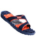 Basenowe klapki męskie Granatowe pomarańczowe /D6-1 17191  T087/