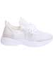 Wsuwane damskie buty sportowe Ecru /A8-1 16029 T284/
