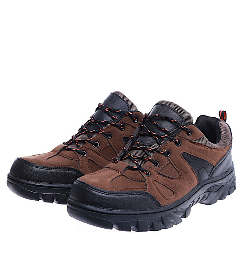 Camelowe trekkingowe buty męskie sznurowane /E7-3 14764 T424/