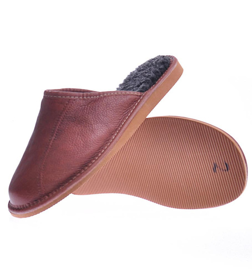 Domowe kapcie góralskie Brązowe /12471 G9 -1 T197/