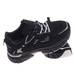 Czarne buty sportowe sneakersy na grubej podeszwie /E7-1 18829 W391/