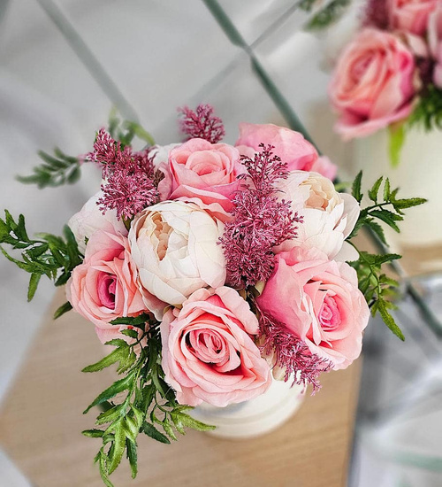 Flower box- śliczne kolorowe róże na prezent /FL47A M218/