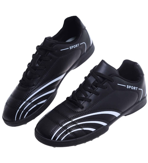 Czarne trampki halówki męskie /D2-2 18150 T388/