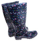 Kalosze damskie z wysoką cholewką /D1-1 18267 T345/
