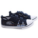Granatowe chłopięce tenisówki na rzepy /E3-3 17436 T189/