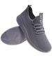 Wsuwane szare męskie sneakersy /E10-1 18004 GF285/
