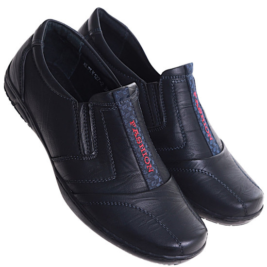 Chłopięce czarne półbuty /G4-2 4310 S078/