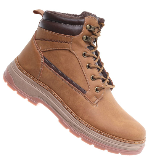 Ocieplane buty trekkingowe męskie Camel /F2-1 18306 T424/