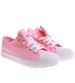 Różowe dziewczęce trampki z kokardą /B7-2 16784 T13-5/