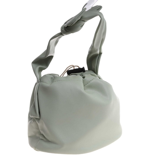 Torebka worek z kokardą Zielona /H2 K3TB666 G105/