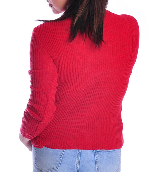 Bordowy golf damski /D1-1 UB324 T076/