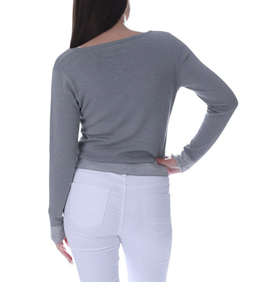 Szara bluzka sweter damski /H2 K11 ub993 S0/