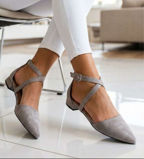 Szare sandały damskie Seastar /D5-3 16314 T145/