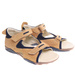 Beżowe sandały chłopięce ost470