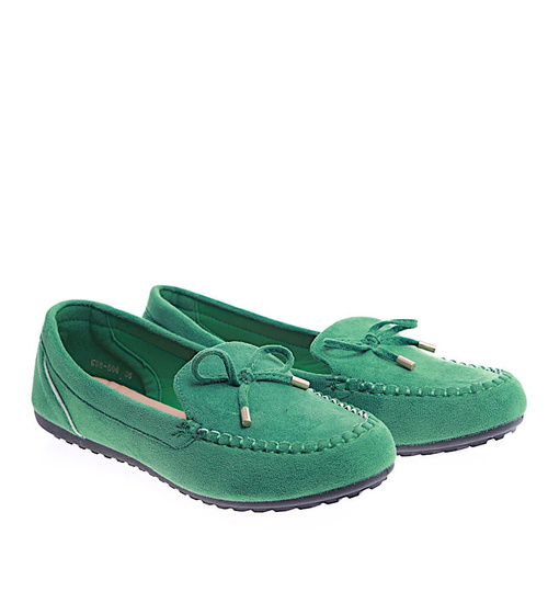 Zielone jesienne baleriny lordsy /B8-2 14666 S490/