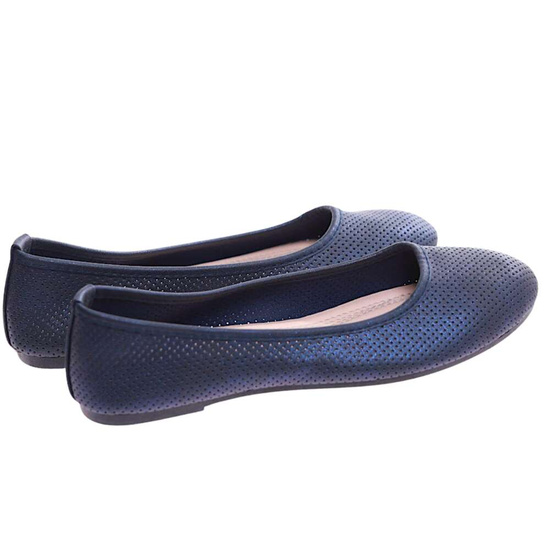 Baleriny damskie ażurowe wiosenne buty /E8-2 17273 T191/