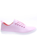Różowe tenisówki damskie z miękkiego materiału /D6-2 15812 T134/