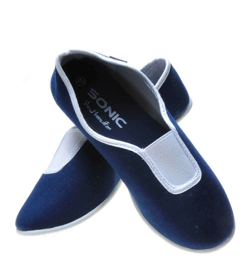 Wsuwane granatowe tenisówki slip on /F10-1 6015 GA096/