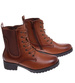 Karmelowe botki trapery damskie /G8-3 18272 W388/