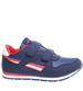 Sportowe granatowo czerwone buty chłopięce na rzepy /G2-1 15930 T481/
