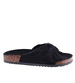 Czarne klapki damskie /F3-3 14463 T297/