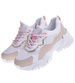 Damskie sneakersy na platformie Beżowe /E5-3 10621 S439/