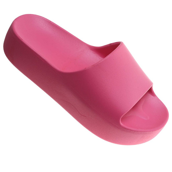 Klapki damskie na plażę wodoodporne Fuksja /G1-3 17848 G182/