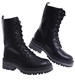 Czarne zimowe ocieplane botki glany /G12-1 18537 G384/