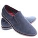 Wsuwane półbuty męskie granatowe /C4-1 2344 T386/