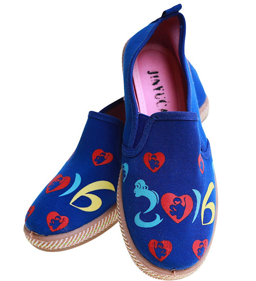 Wsuwane niebieskie tenisówki dziewczęce /E5-1 7834 S095/