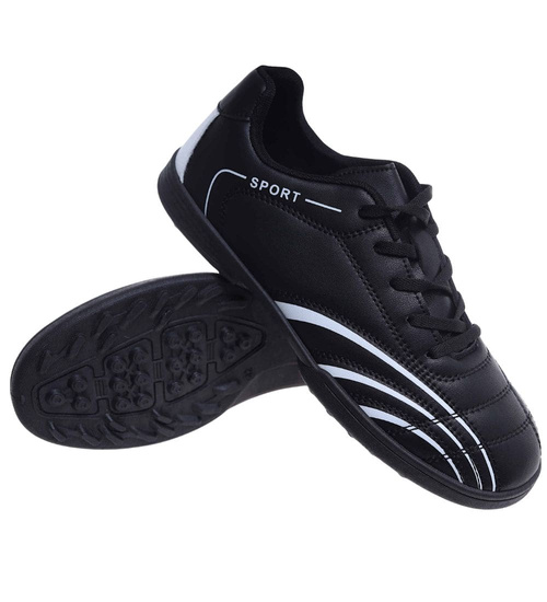 Czarne trampki halówki męskie /D2-2 18150 T388/