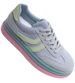 Niebieskie wiązane sneakersy buty sportowe /A3-2 17881 T688