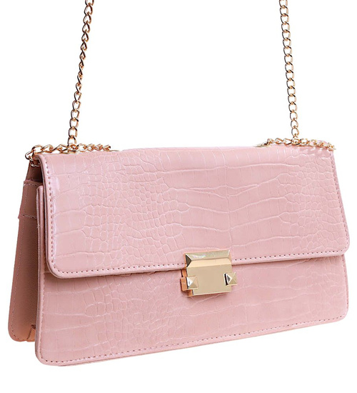 Różowa torebka kopertówka z paskiem /H2 K47 TB642 G199