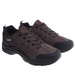 Sznurowane męskie buty trekkingowe Brązowe /E8-1 18168 S393/