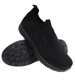 Wsuwane czarne męskie buty sportowe Duże rozmiary /A3-3 17957 S374/