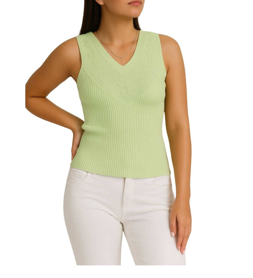 Zielona koszulka bezrękawnik /H2 K46 ub980 S)0/