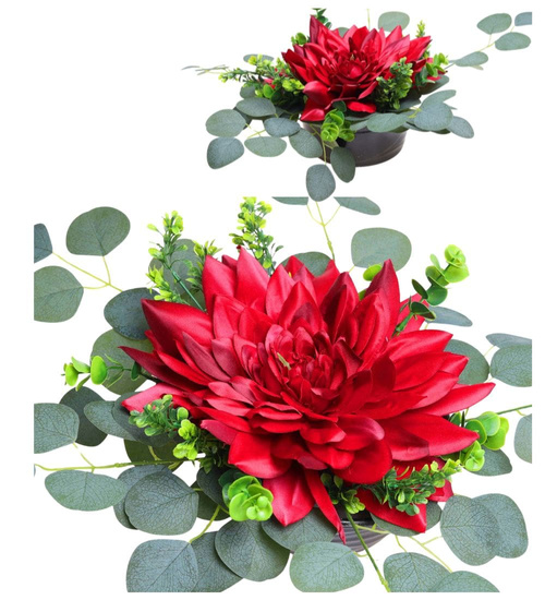 Stroik czerwone kwiaty KOMP152