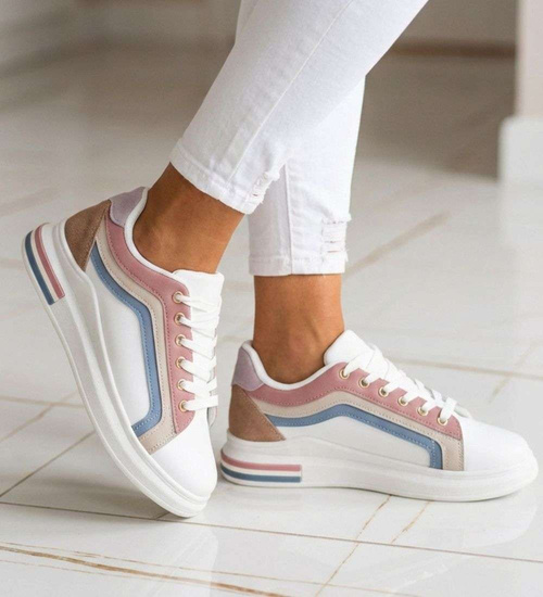 Buty sportowe na niskiej platformie /F8-1 18796 W283/