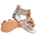 Wygodne sandały dziewczęce Beige /F7-2 11729 T195/