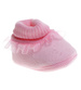 Różowe pluszowe kapcie dla niemowląt /H2 17568 MX2-5/