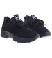 Wsuwane czarne buty sportowe damskie /D6-3 15618 T256/