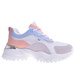 Damskie sneakersy na platformie Pink /G5-3 10623 S498/