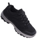 Czarne męskie buty trekkingowe /G12-1 18176  T389/