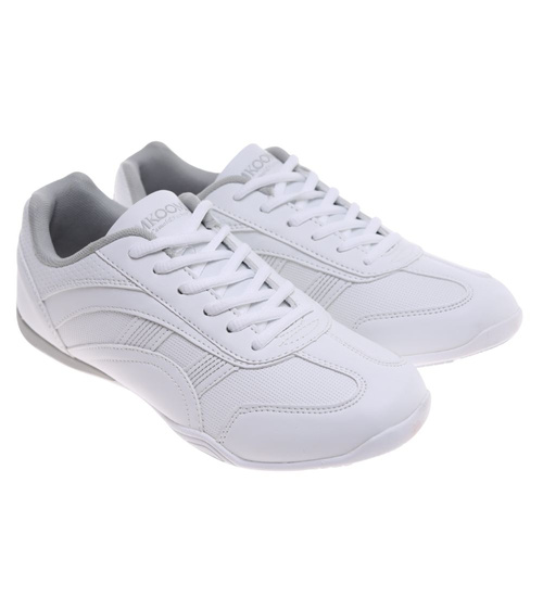 Białe damskie buty sportowe sznurowane ost521