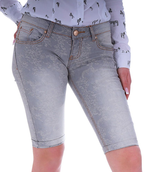 Granatowo różowe krótkie spodenki damskie /H2 K29 UB874 S4/