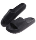 Czarne wodoodporne klapki plażowe /A6-1 17724 G089/