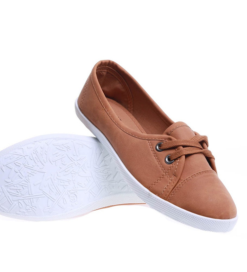 Sznurowane damskie trampki Camel /F8-2 15673 T142/