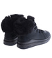 Ocieplane botki jak trampki czarne /A9-2 15027 S394/