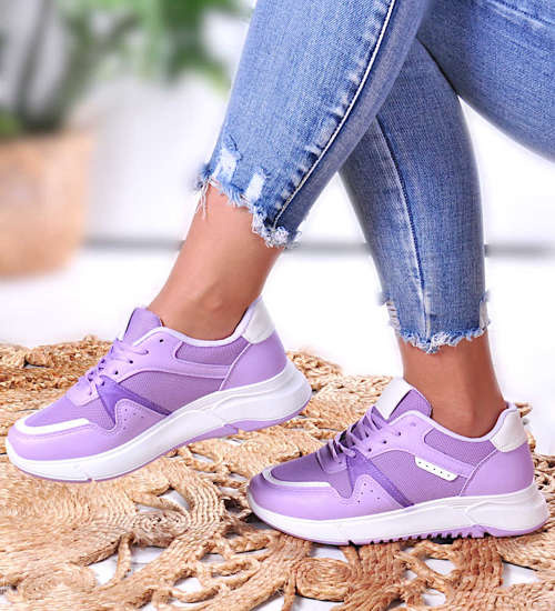 Liliowe buty sportowe /G3-3 10900 W338/ Liliowe buty sportowe /G3-3 10900 W338/