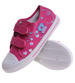Dziewczęce różowe tenisówki na rzepy /F10-2 18037 T186/